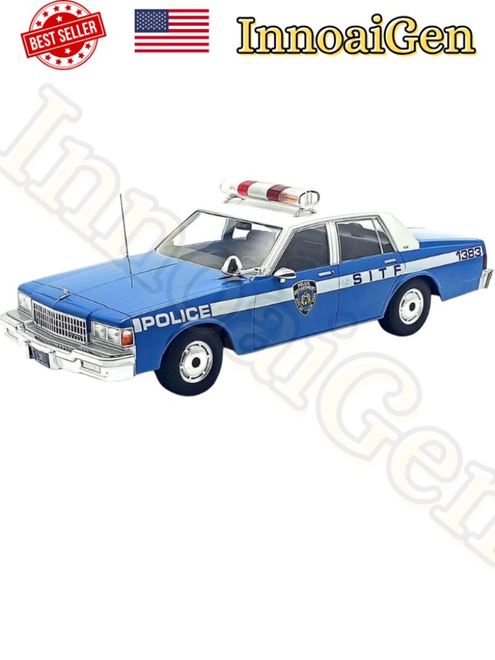 Modelcar Group 1987 Chevrolet Caprice NYPD Police Car 1:18 Diecast MCG18360 NIB